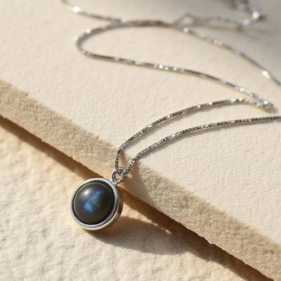 Obroża "Fin Pärla" z Labradoritu