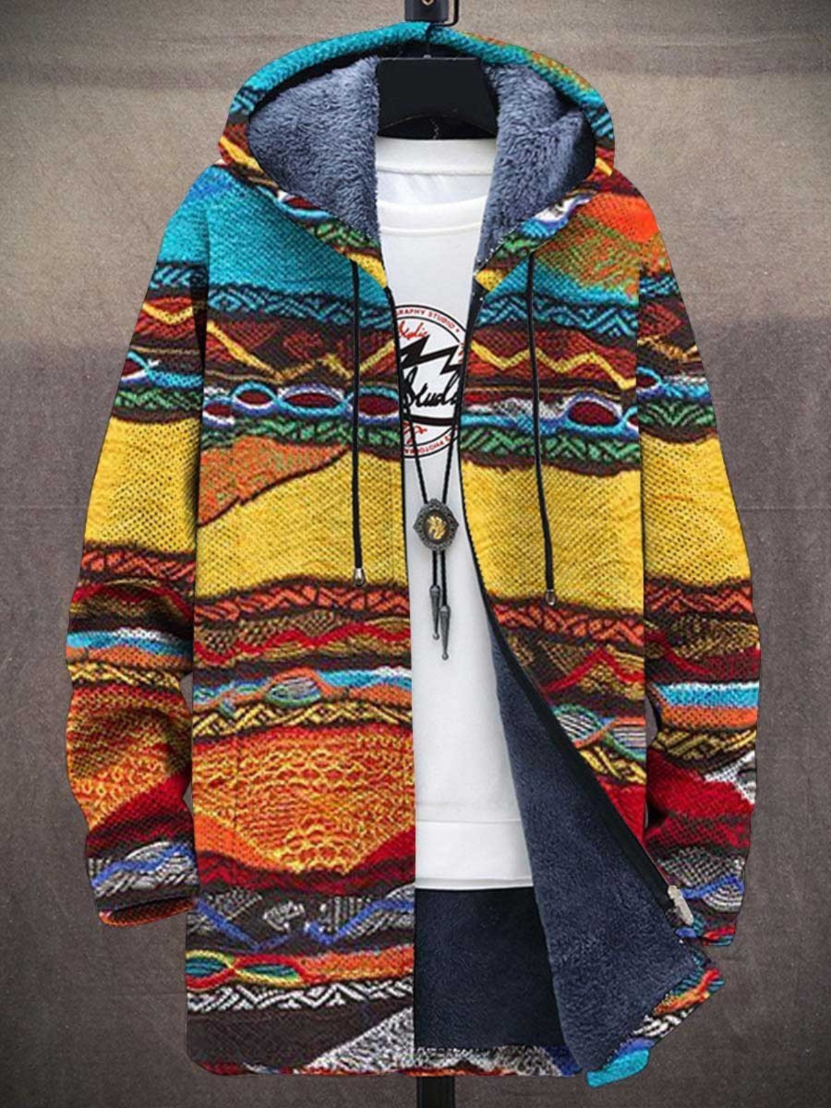 Jindalee™ - Luxurious Artistic-Inspired Zip-Up Hoodie