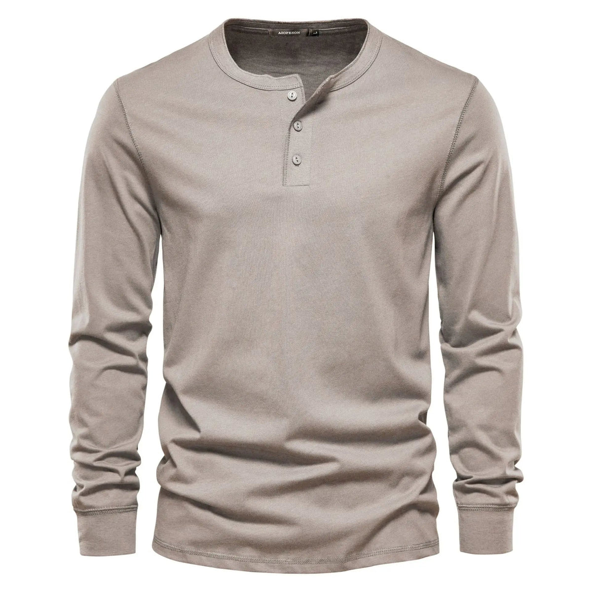 Long Sleeve Henley T-Shirt for Men – For Training & Everyday Wear