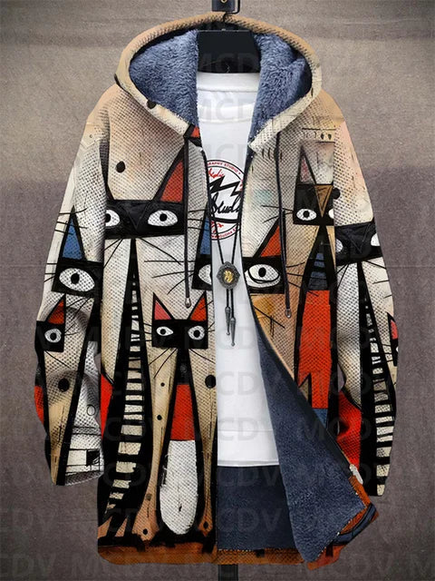 Lowanna™ - Luxurious Artistic-Inspired Zip-Up Hoodie
