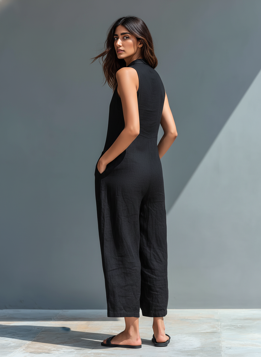 Linden | Elegant Sleeveless Jumpsuit