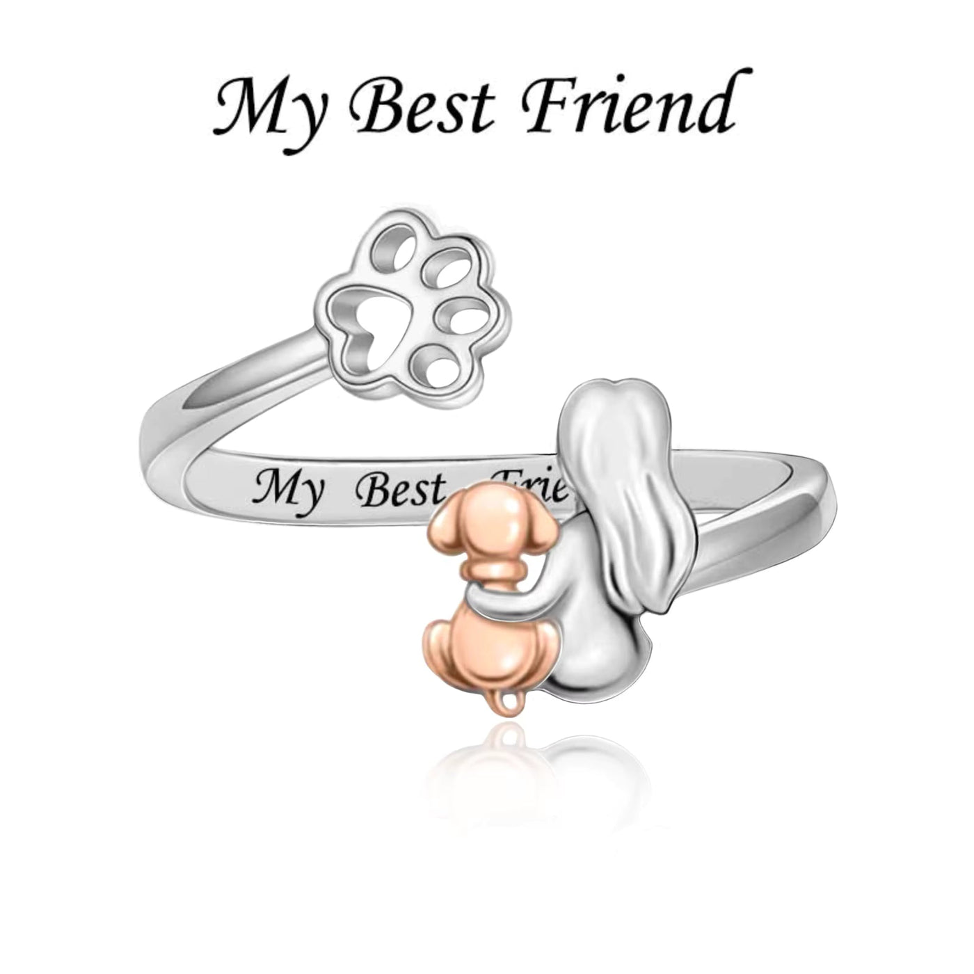 My Best Friend Hug Ring