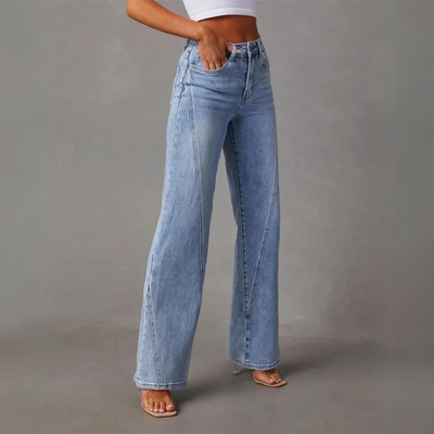 Olivia - High Waisted Wide Leg Jeans