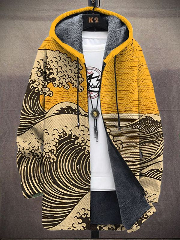 Nálha™ - Luxurious Zip-Up Hoodie with Artistic Inspiration