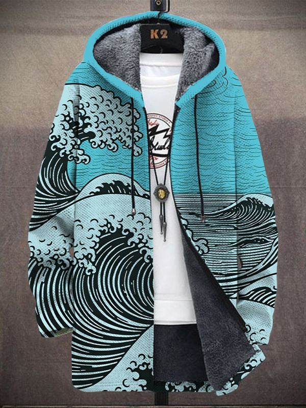 Nálha™ - Luxurious Zip-Up Hoodie with Artistic Inspiration