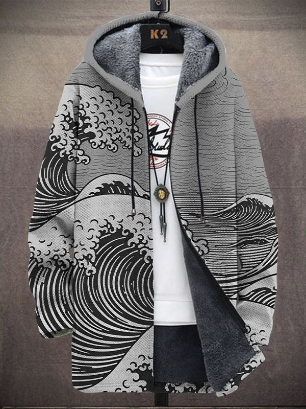 Nálha™ - Luxurious Zip-Up Hoodie with Artistic Inspiration