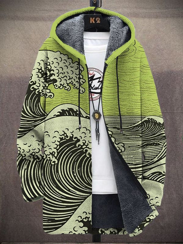 Nálha™ - Luxurious Zip-Up Hoodie with Artistic Inspiration