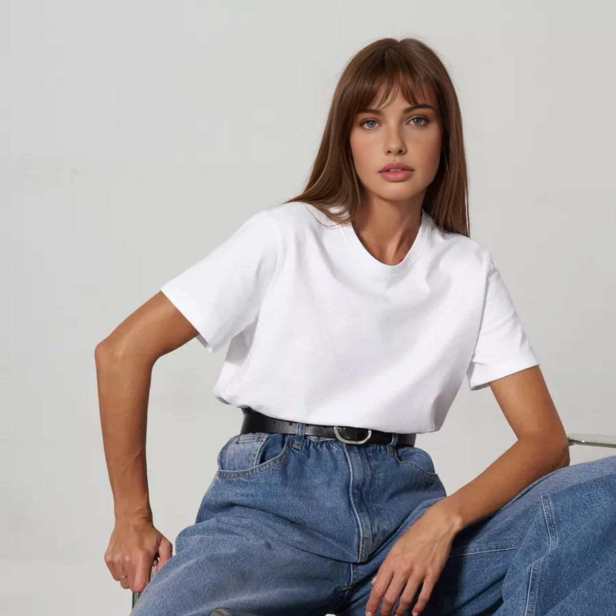 Nikoleta | Koszula Solidna na Każdą Okazję