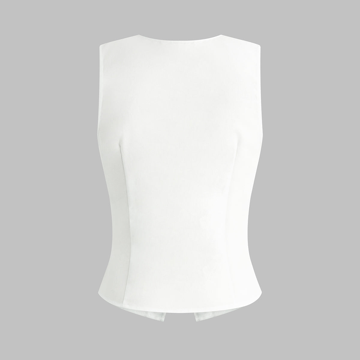 Nuria | Bawełniany top na ramiączkach z guzikami