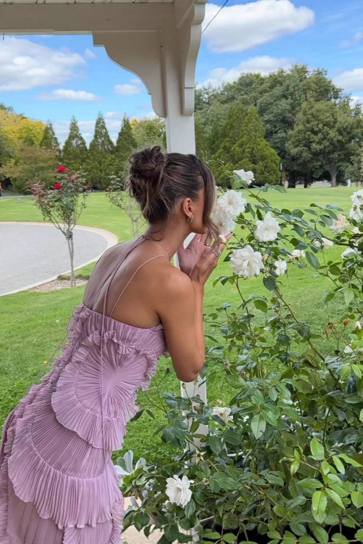 Junie | Nasz Bestseller Urokliwa Sukienka Maxi z Falbankami