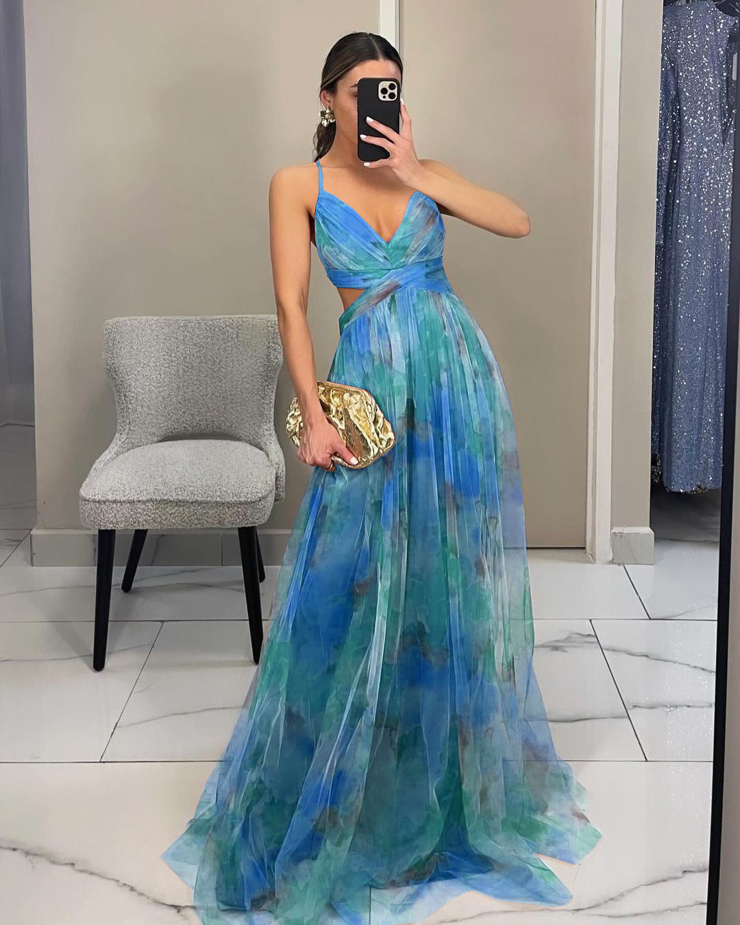 Florence™ | Elegancka i uniwersalna sukienka maxi w kwiaty