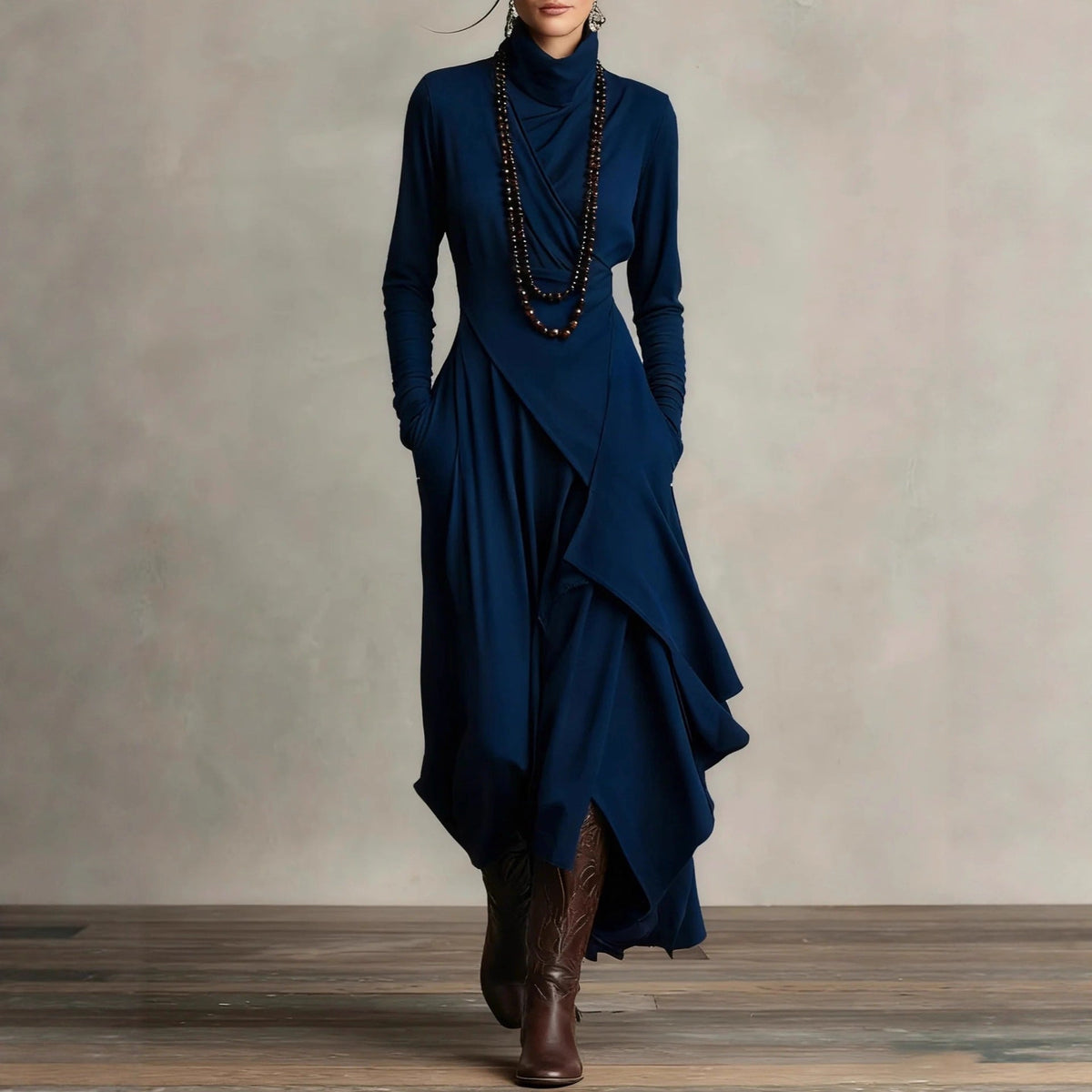 Lunori™ | Natalia Knit Maxi Dress