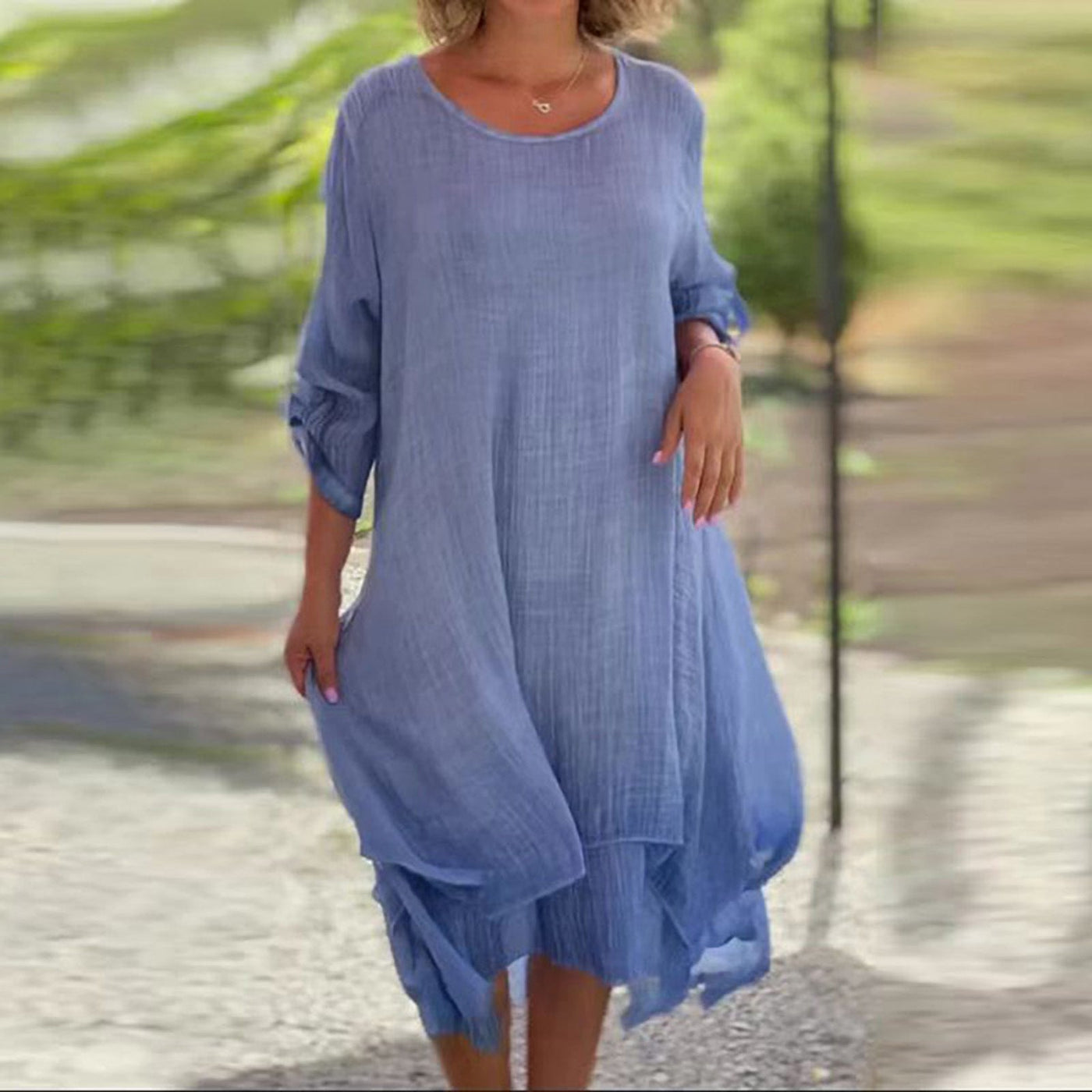 Isla | Lekka, zwiewna sukienka midi