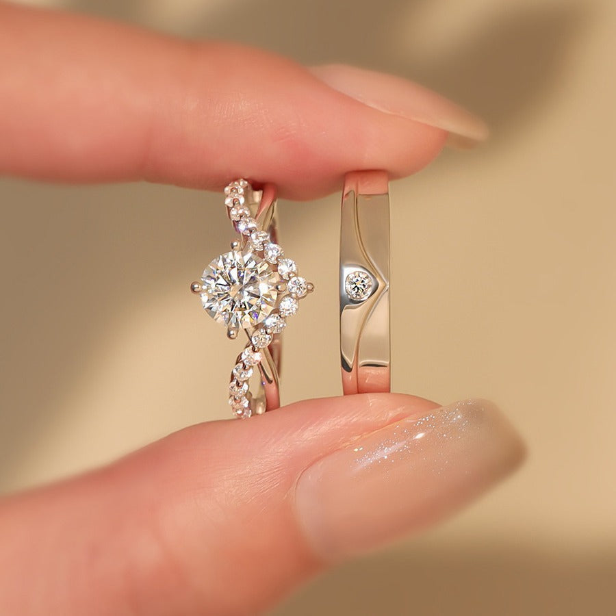 Pierścionek Elric Amora w srebrze