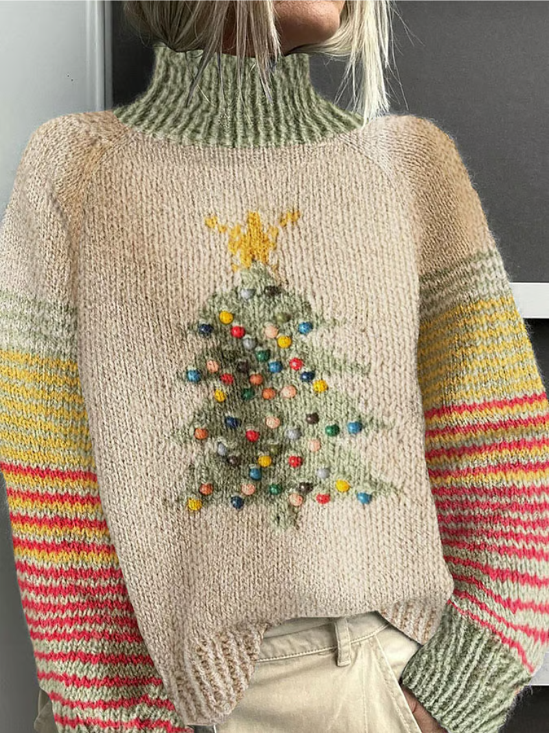 Lotte - Christmas Sweater with Christmas Tree