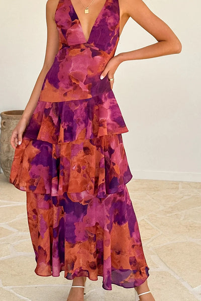 Vayen | Kwiatowa Sukienka Maxi