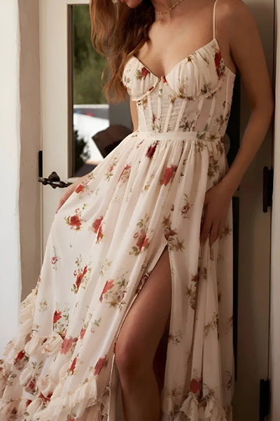 Róża | Kwiatowa Sukienka Maxi