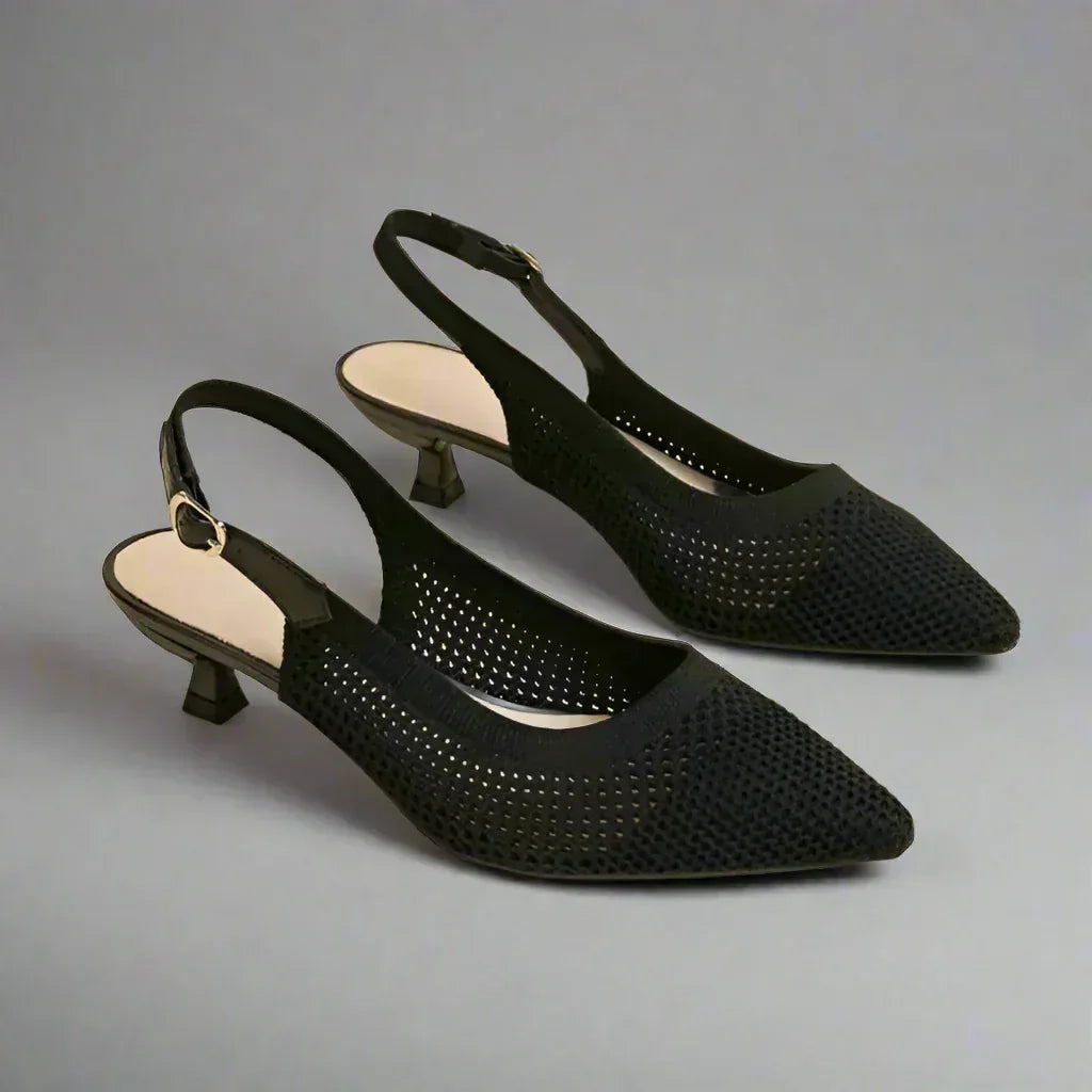 AVELINA MESH HEELS