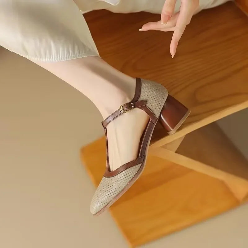 Luna | Sleek Mid-Heel Shoes for Modern Chic