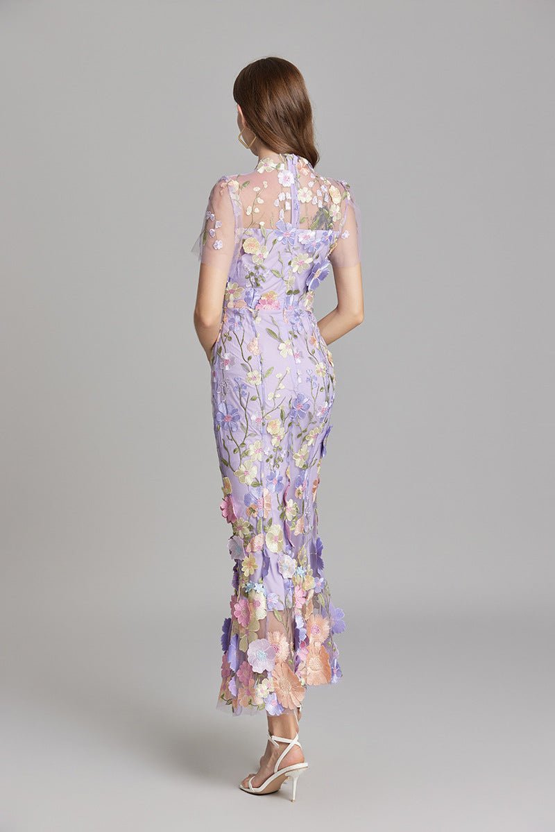 Solara - Floral Finesse Dress