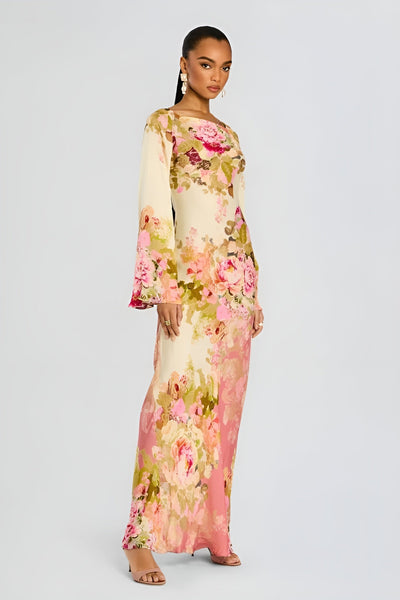 Sylena | Sukienka Maxi na Przyjęcie w Ogrodzie