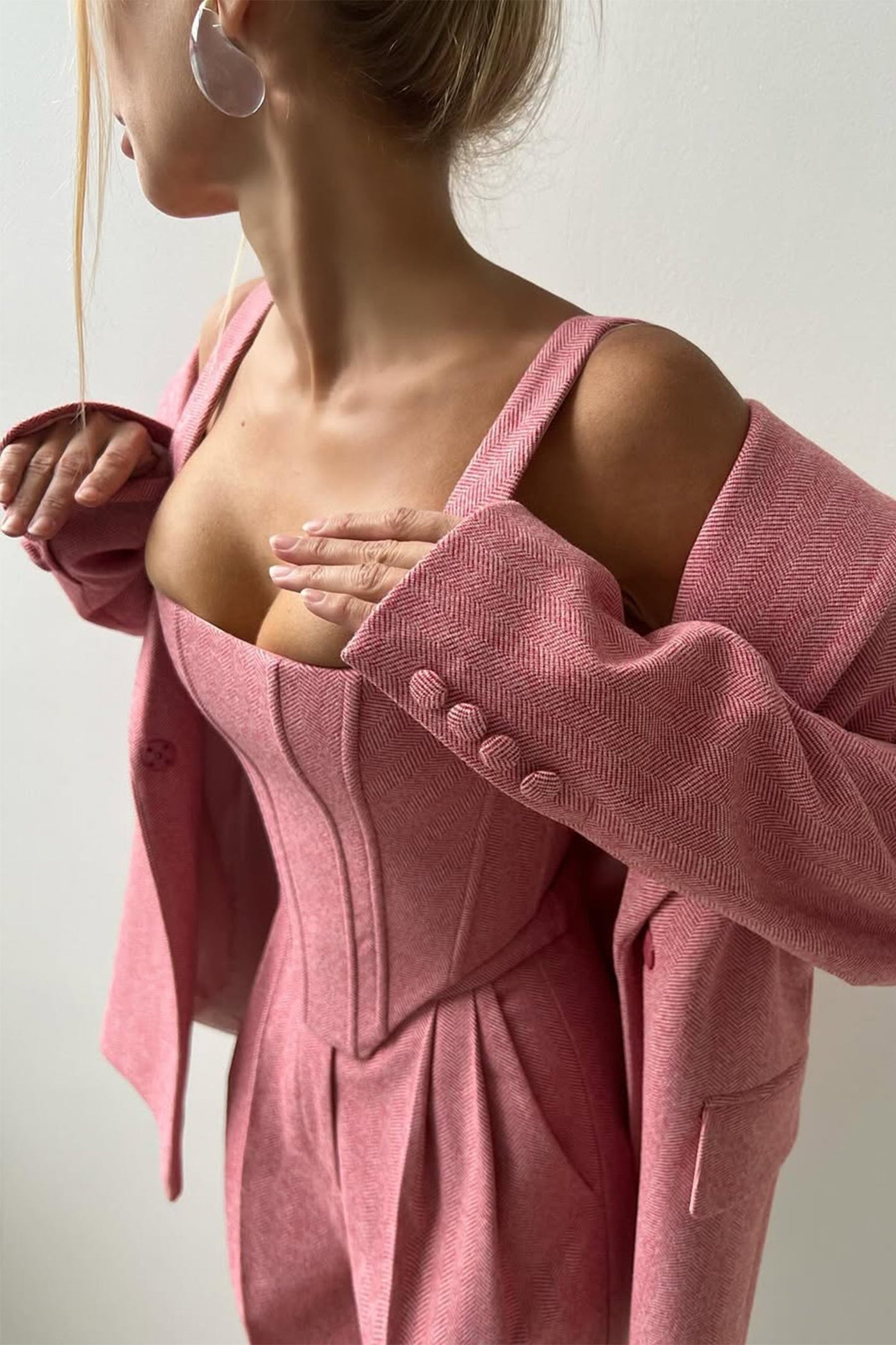 Dolce |Trzyczęściowy zestaw z podwójnym żakietem