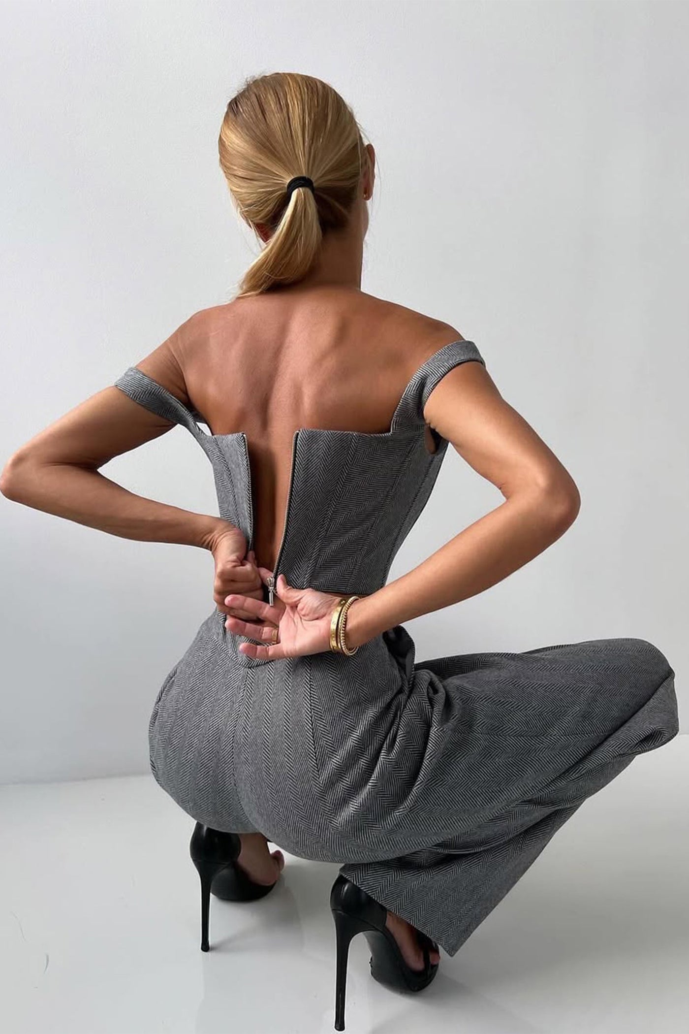 Dolce |Trzyczęściowy zestaw z podwójnym żakietem