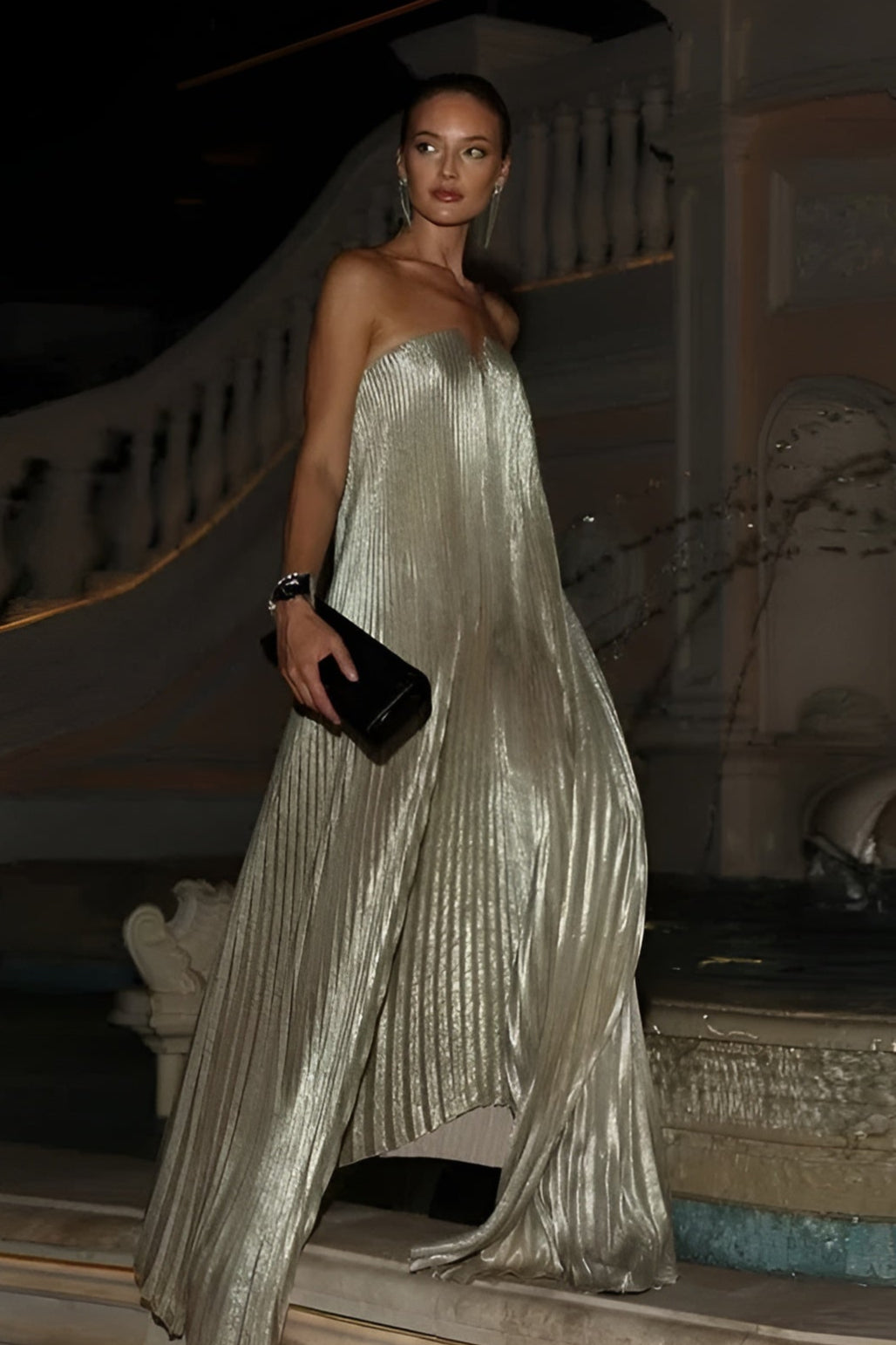 Kaelis | Elegancka Sukienka Maxi