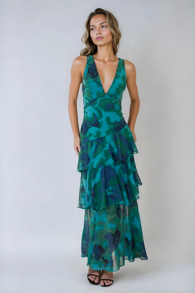 Vayen | Kwiatowa Sukienka Maxi