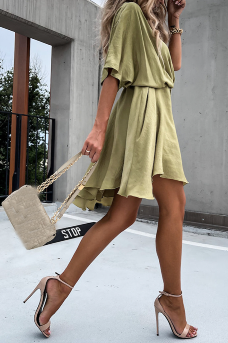 Oriane | Elegancka, zwiewna mini sukienka