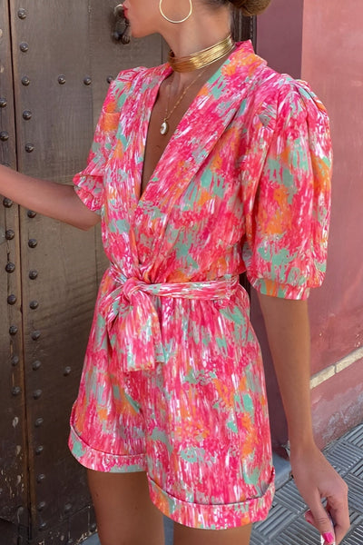 Jinte | Modny Kombinezon z Dekoltem w Serek