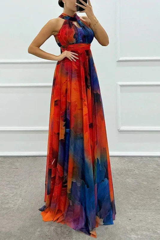 Avira | Kwiatowa Sukienka Maxi