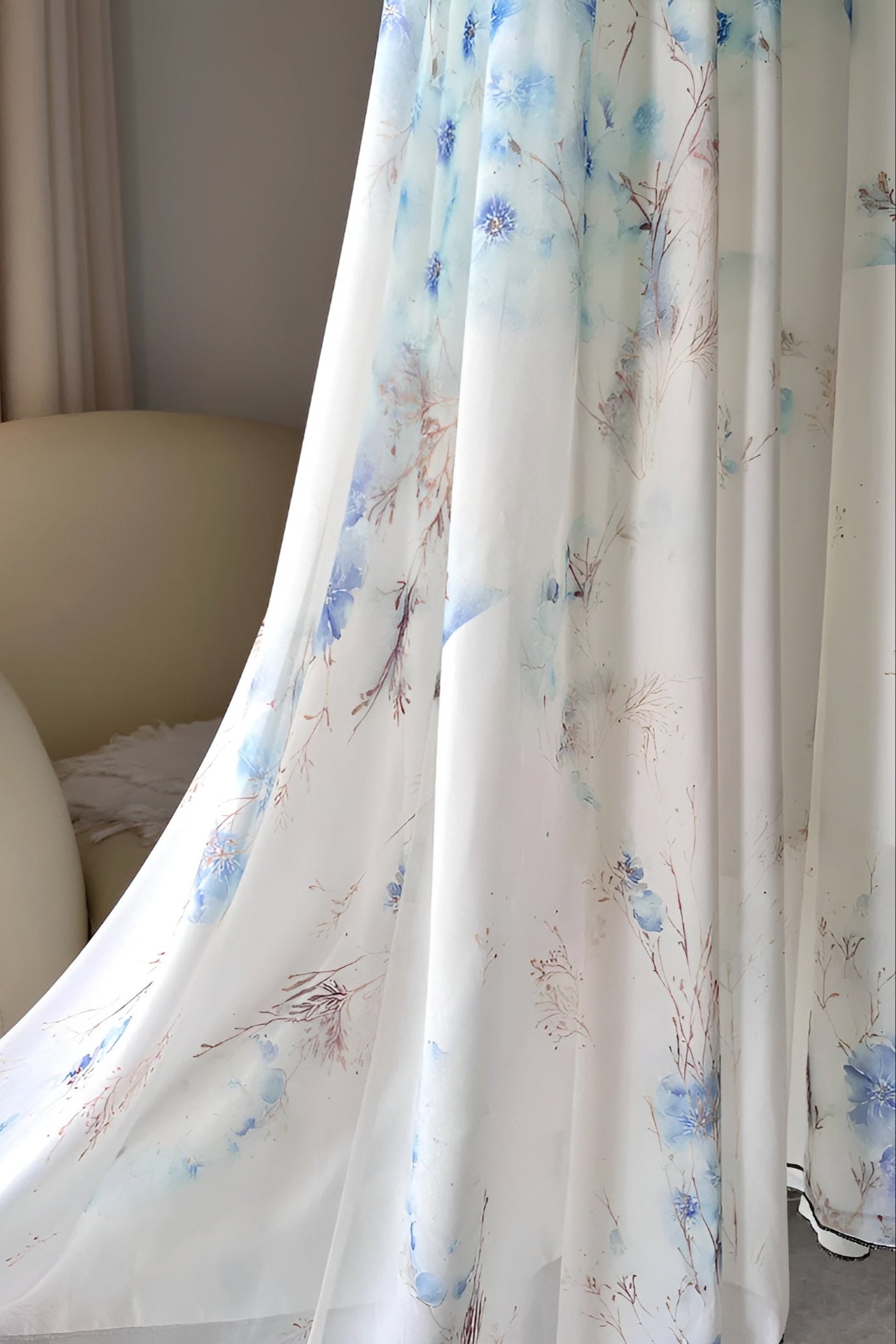 Sukienka Maxi w Kwiaty | Sien