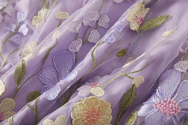 Solara - Floral Finesse Dress