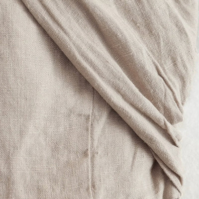 Sofia | Bawełniany i lniany top na ramiączkach w krzyż