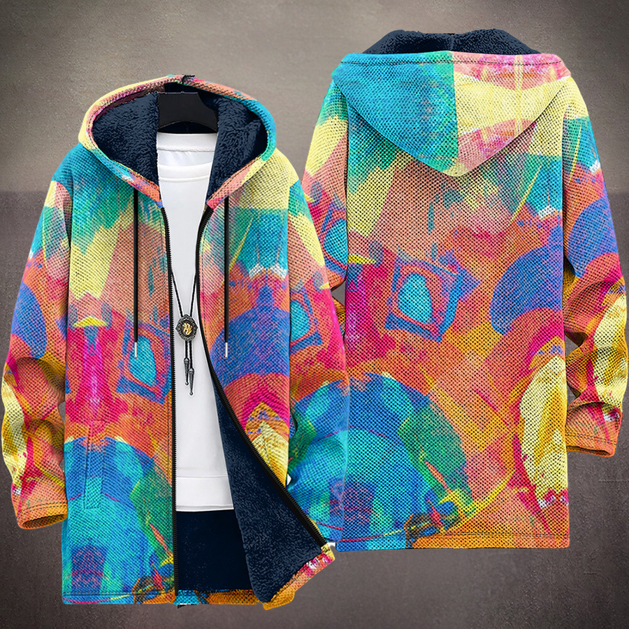 Tiarna™ - Luxurious Artistic-Inspired Zip-Up Hoodie