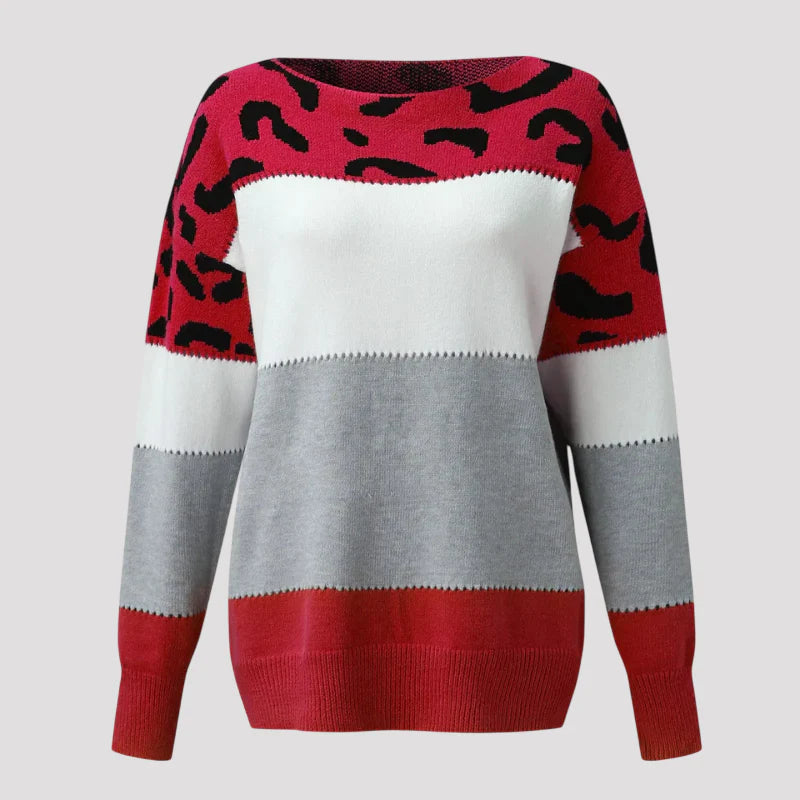 Charlene | Leopard Print Casual Sweater