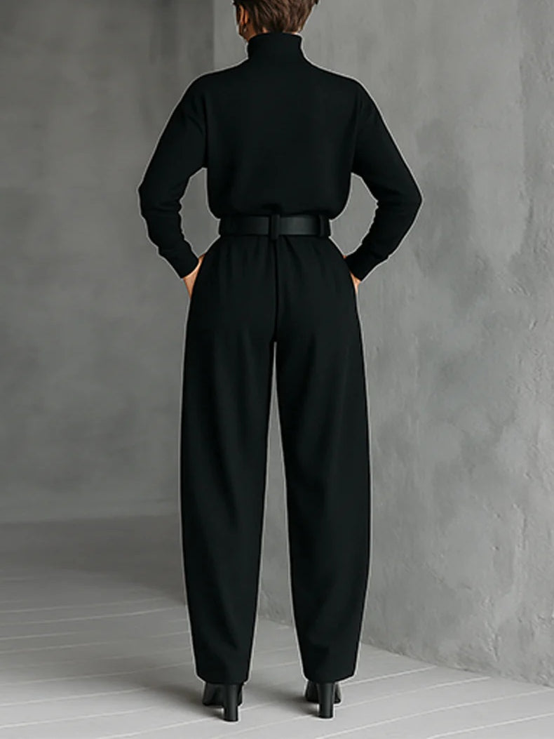 Lisa | High-Neck Jumpsuit Set