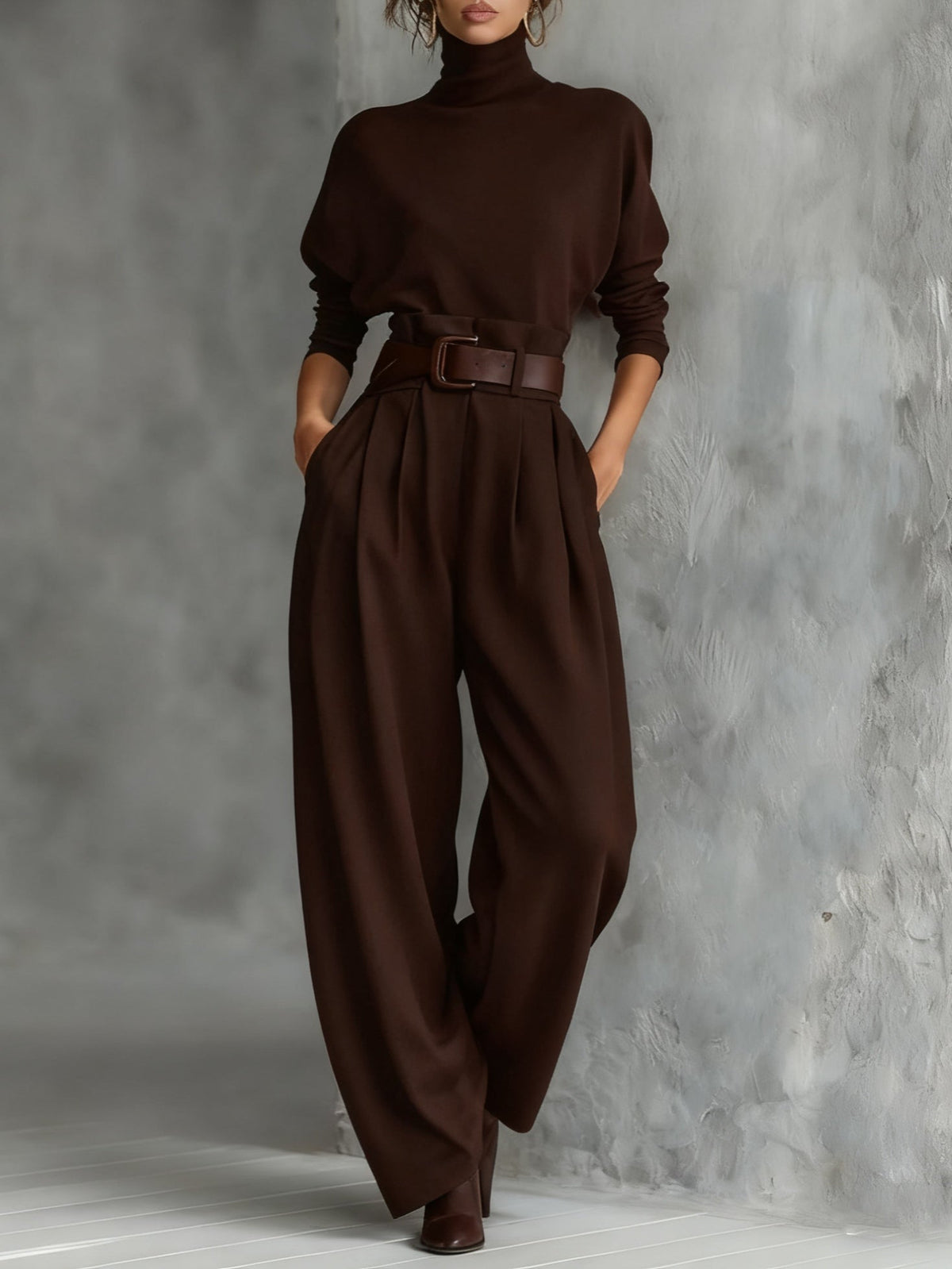 Lisa | High-Neck Jumpsuit Set