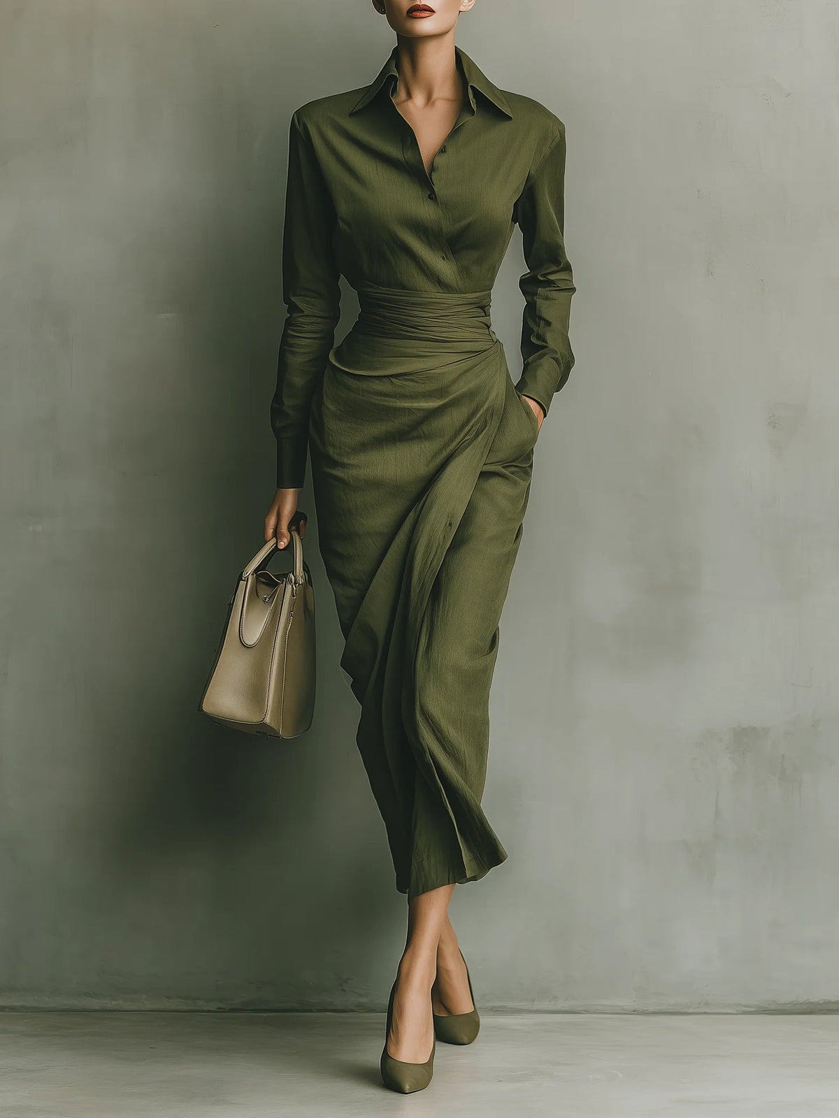 Eva | Cotton Blended Maxi Dress
