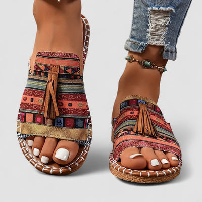 Leena | Komfortowe Płaskie Sandaly Ortopedyczne