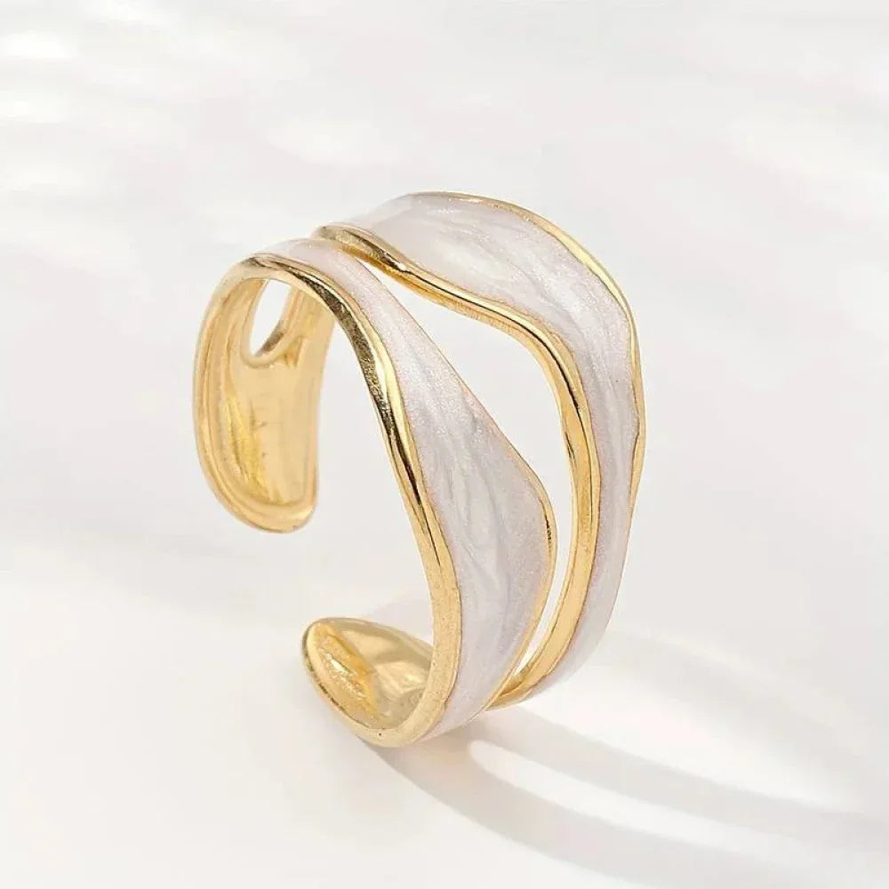 Antique White Gold Ring
