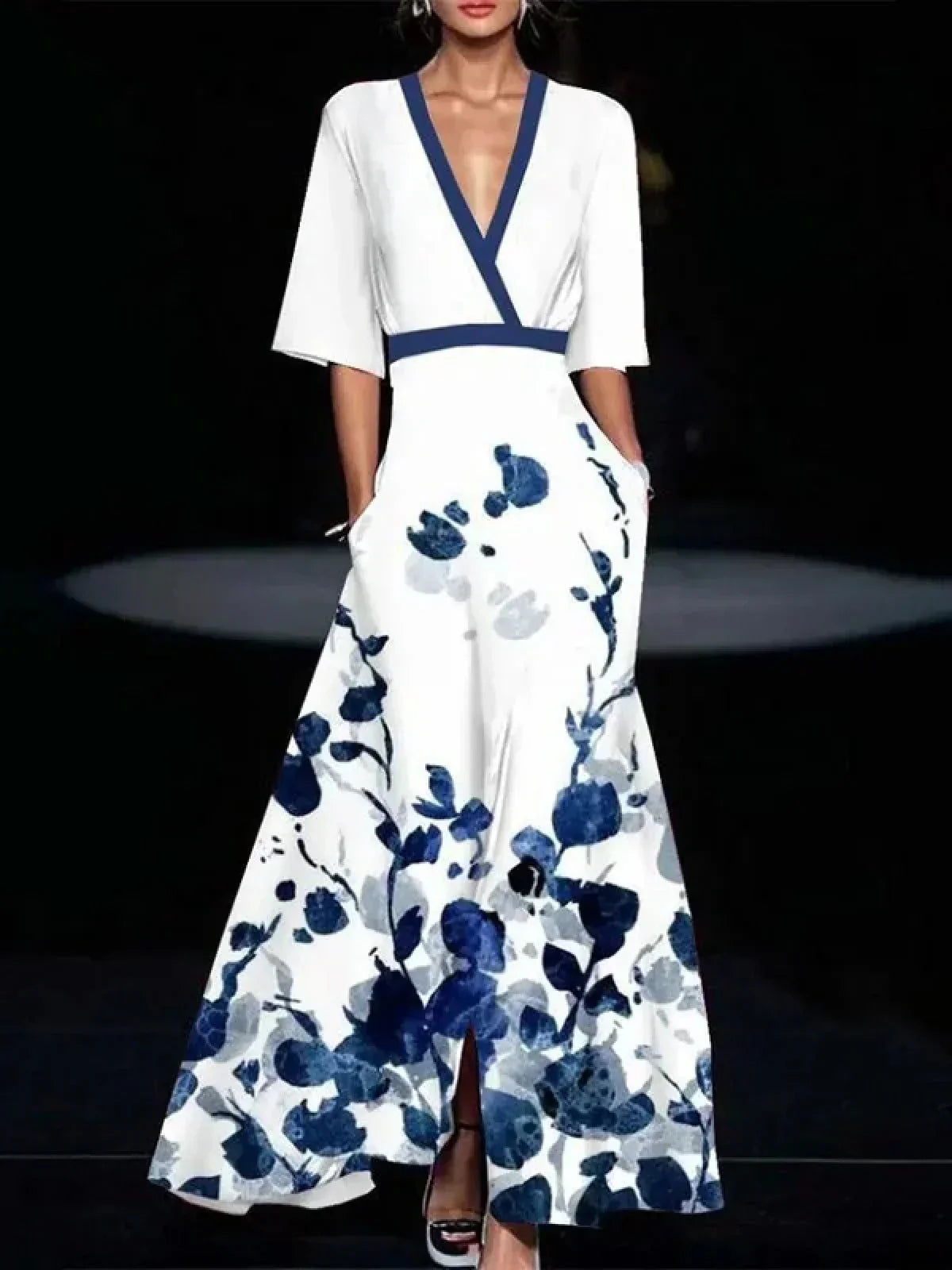 Miriam | Kwiatowa Sukienka Maxi