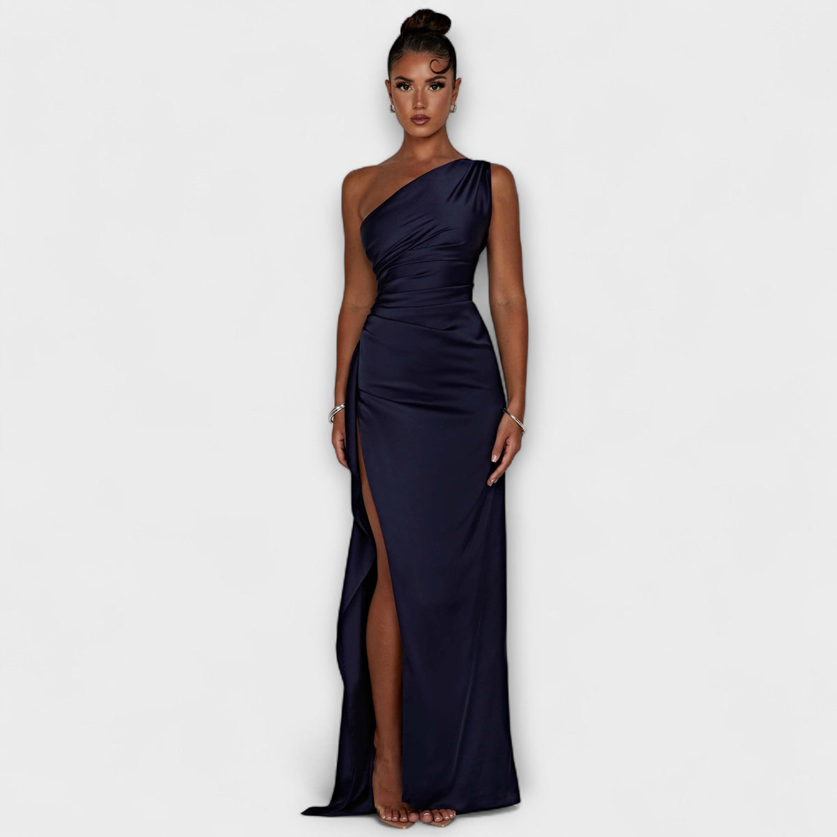 One Shoulder Maxi Dress