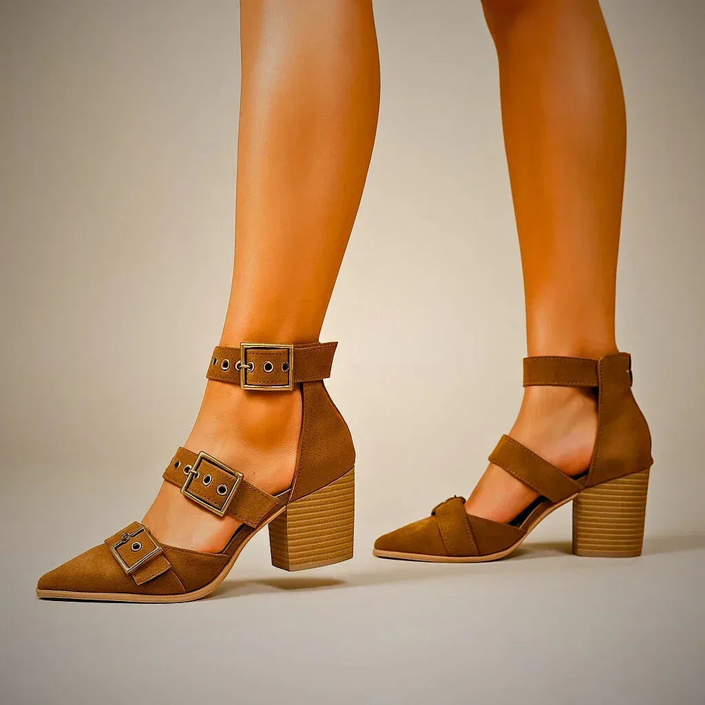 RAVYN RAE SUEDE HEELS