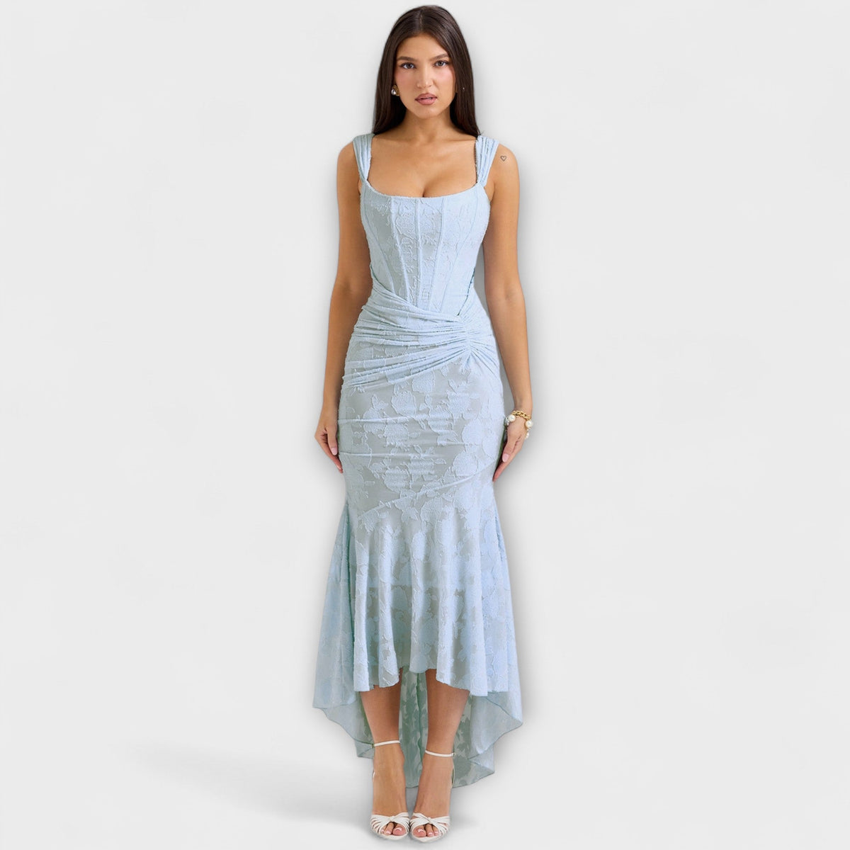 Renske - Long Dress with Elegant and Refined Corset
