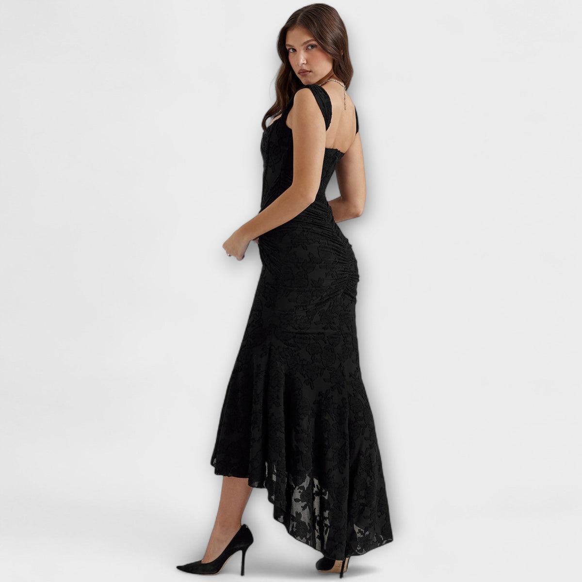 Renske - Long Dress with Elegant and Refined Corset
