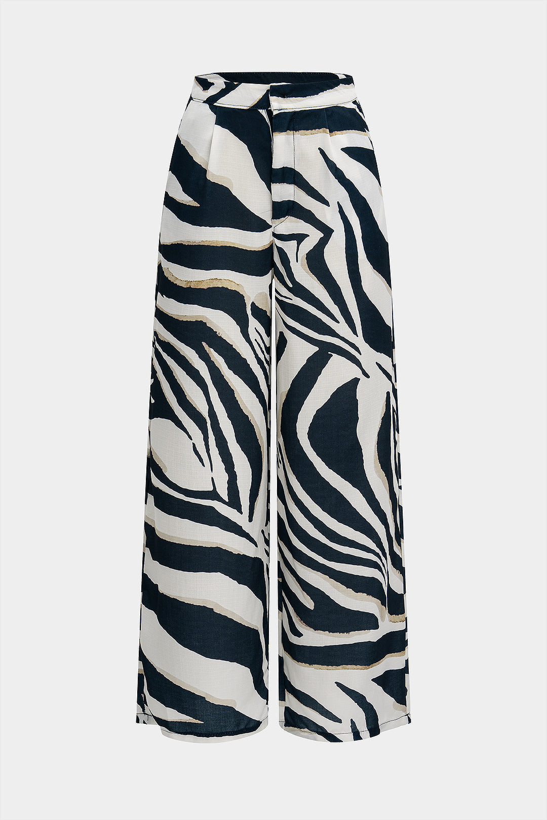 Elindra | Spodnie w paski kontrastowe