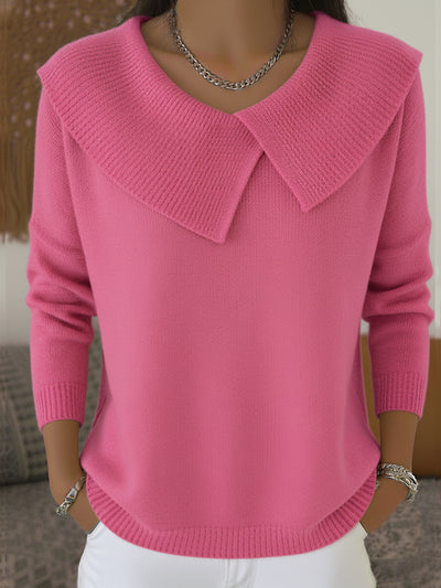 Lorraine | Women's Holiday Sweater with Lapel