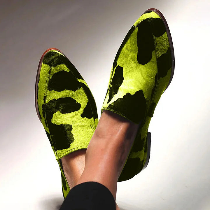 Alexandra | Statement Animal -Print Loafers